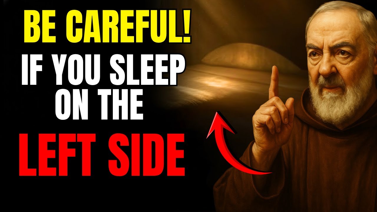Padre Pio revealed: What happens when you sleep on the left side of the bed? – Do Not Ignore!