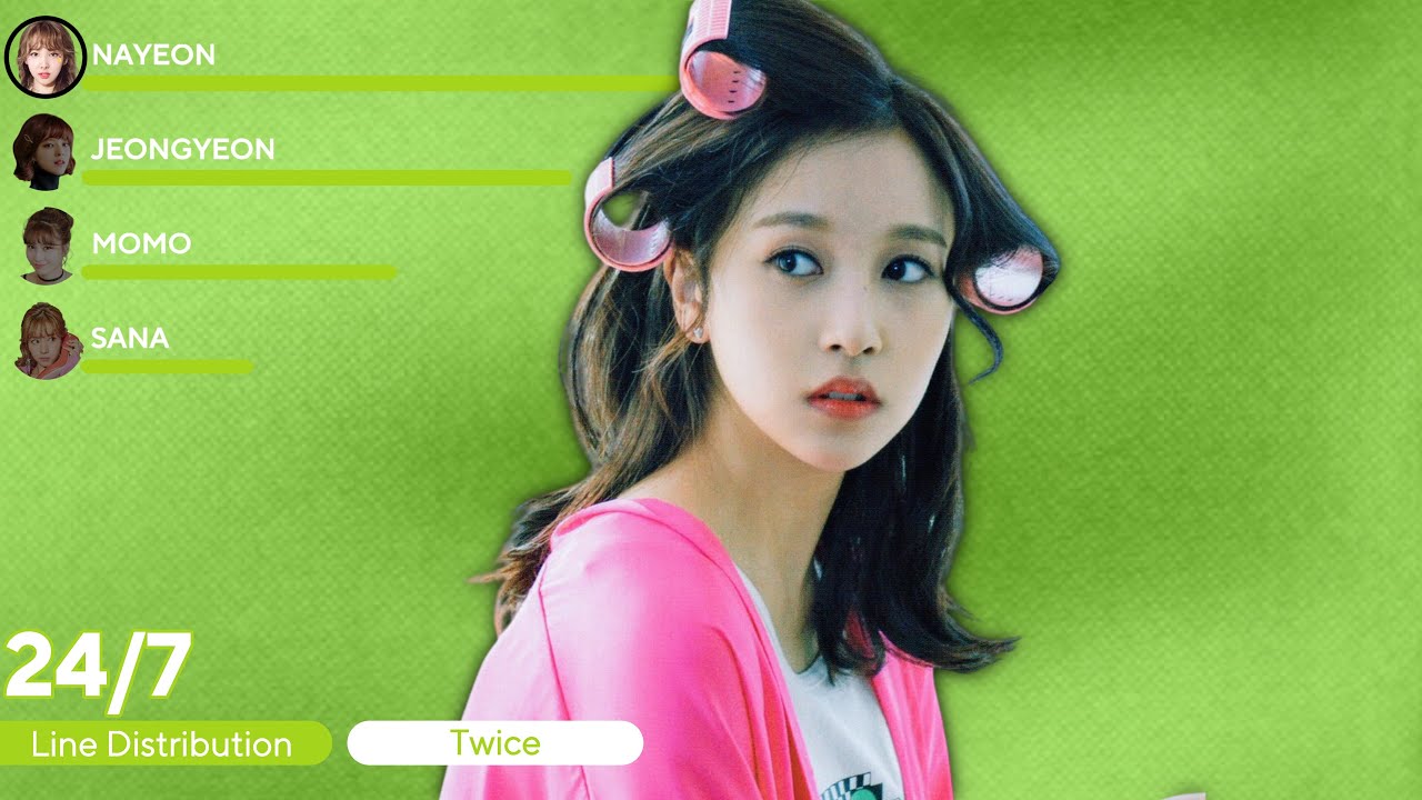 TWICE - 24/7 (Line Distribution + Lyrics)