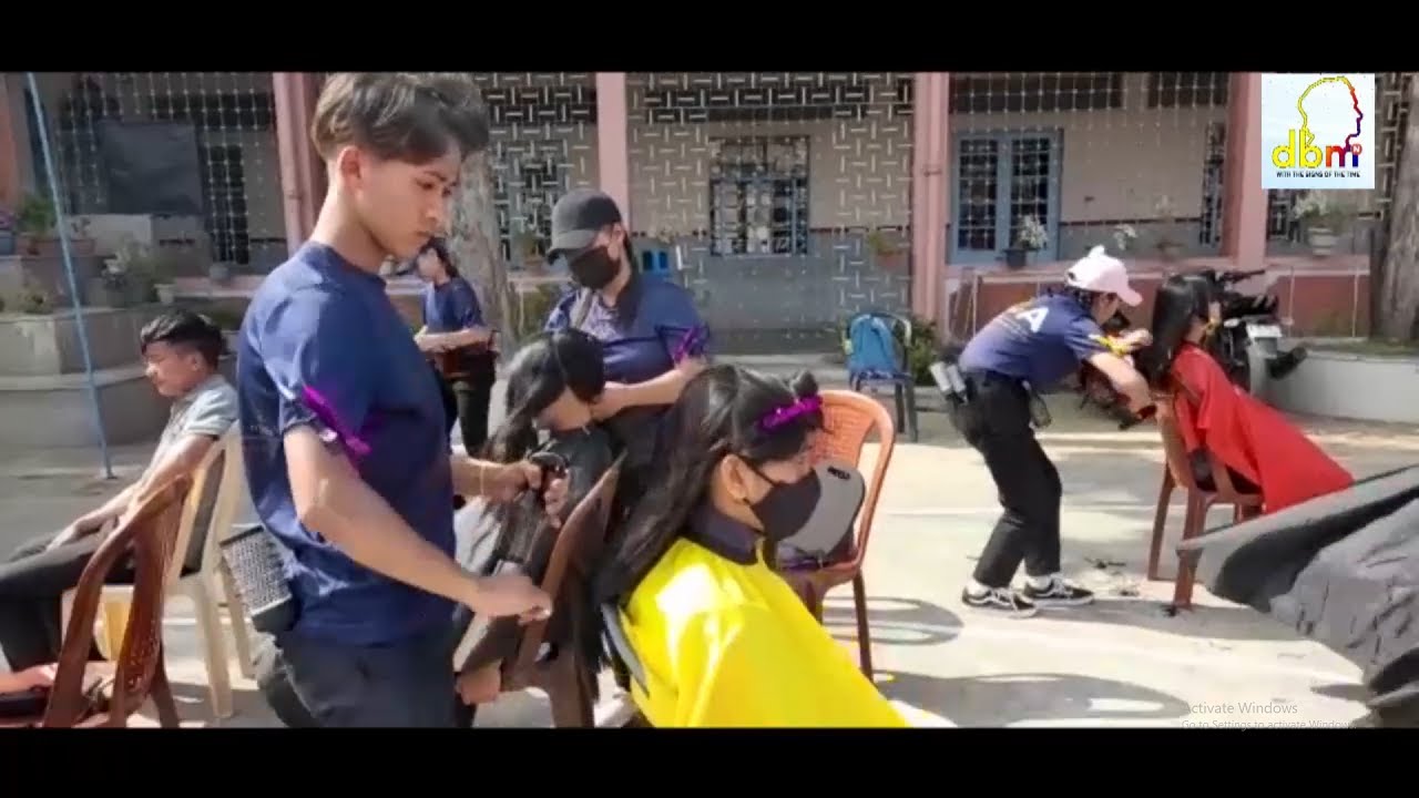 AI FREE HAIRCUT KI KHYNNAH TRAINING KA DON BOSCO TECHNICAL SCHOOL, SHILLONG