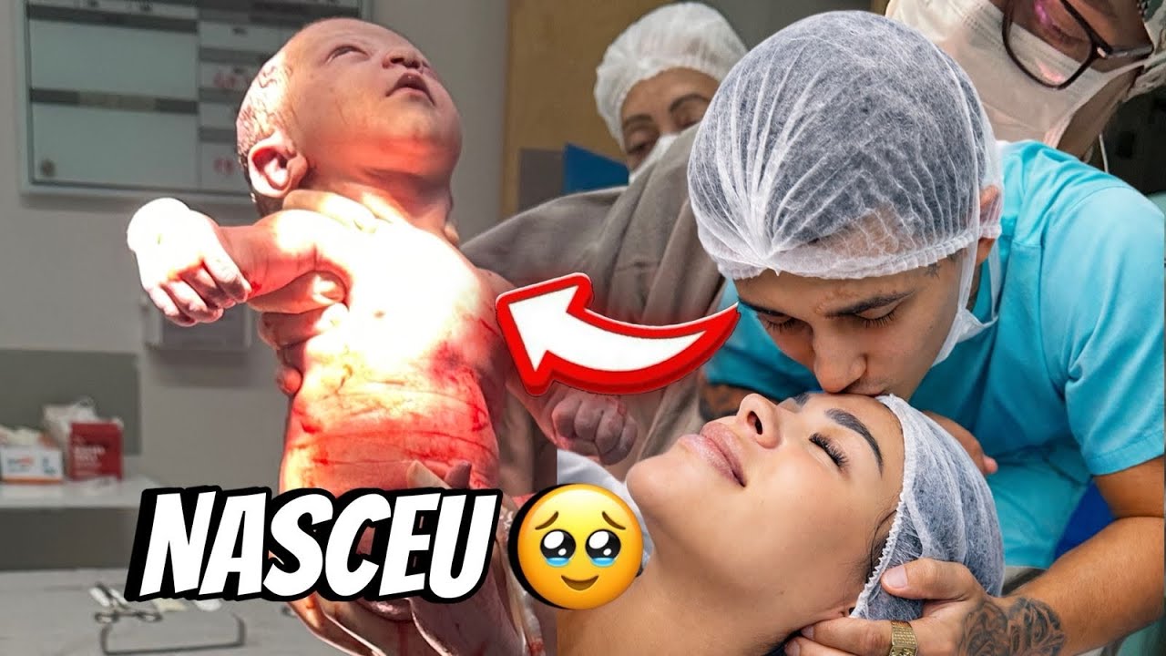 Nosso bebê nasceu 😭🤍 assiste até o fim