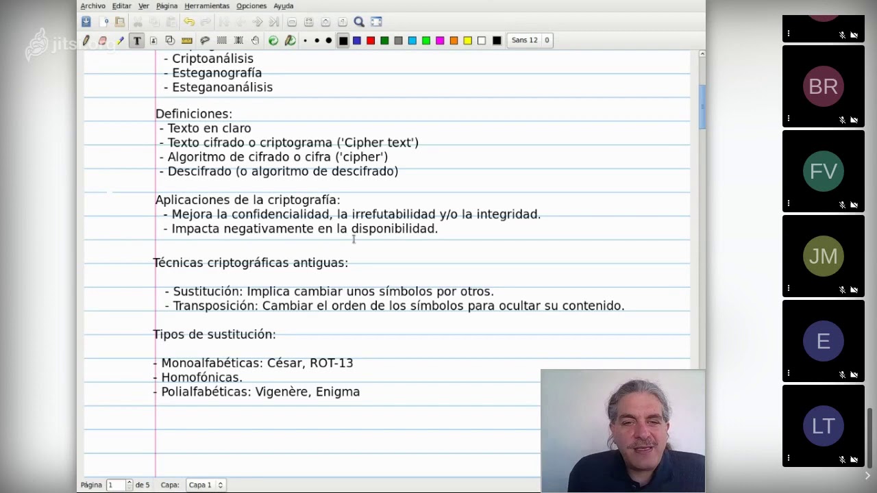 Seguridad de Sistemas Inform&aacute;ticos - Clase 3 - Criptoan&aacute;lisis