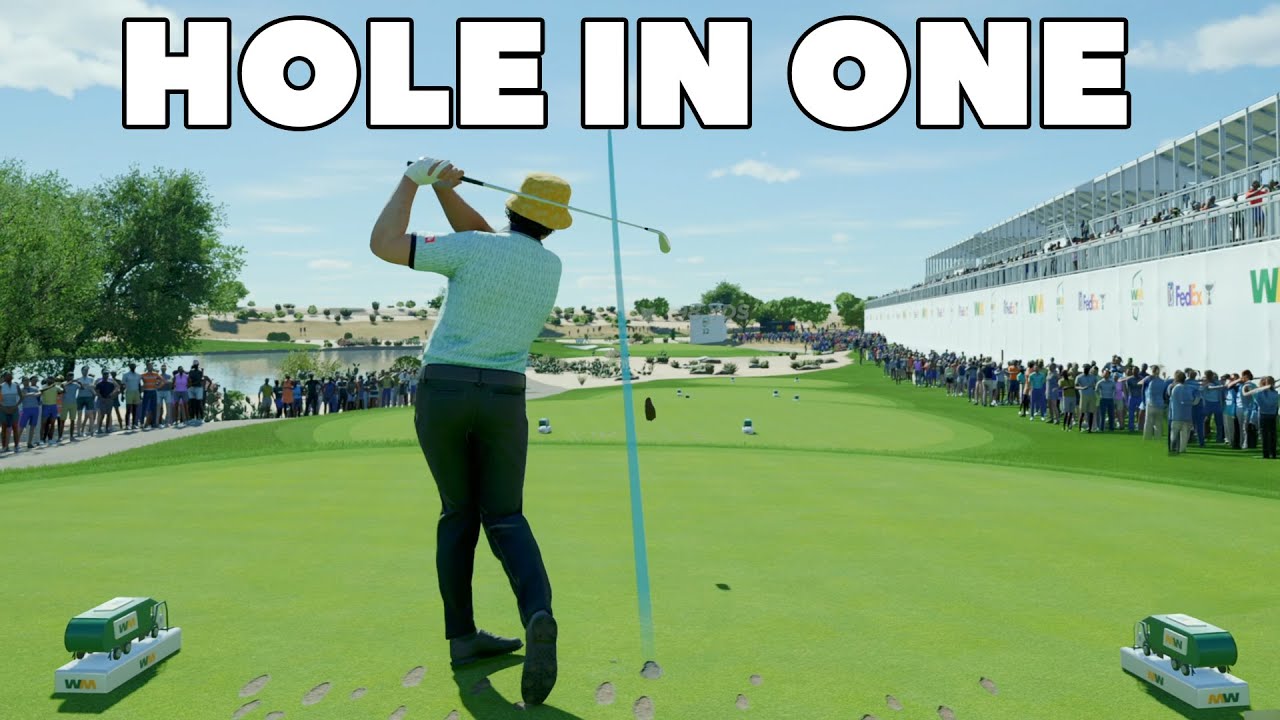 CAN I GET A HOLE IN ONE ON PERFECT SWING IN PGA TOUR 2K25...