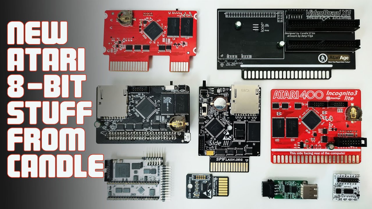 New Atari 8-bit goodies from Candle O'Sin via Lotharek