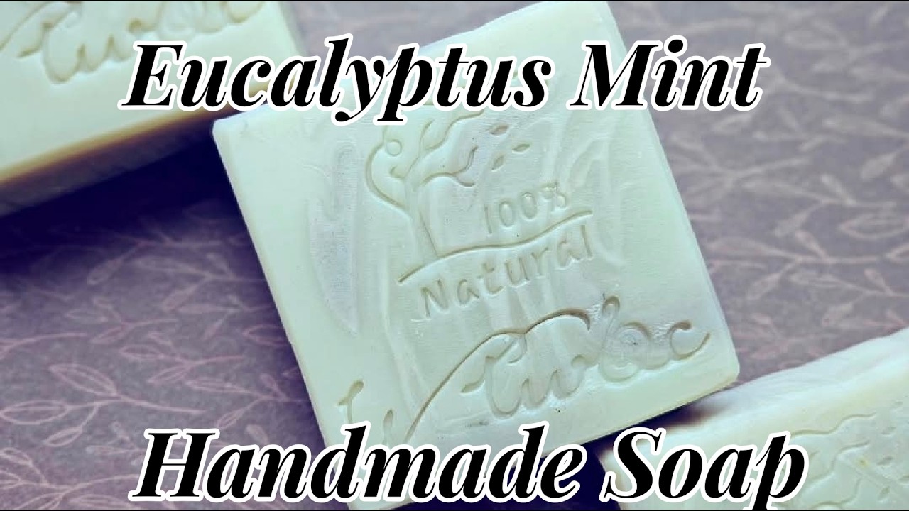 Soap Design! Eucalyptus Mint Goat Milk Natural Handmade Soap - How It's Made - Functional Decor
