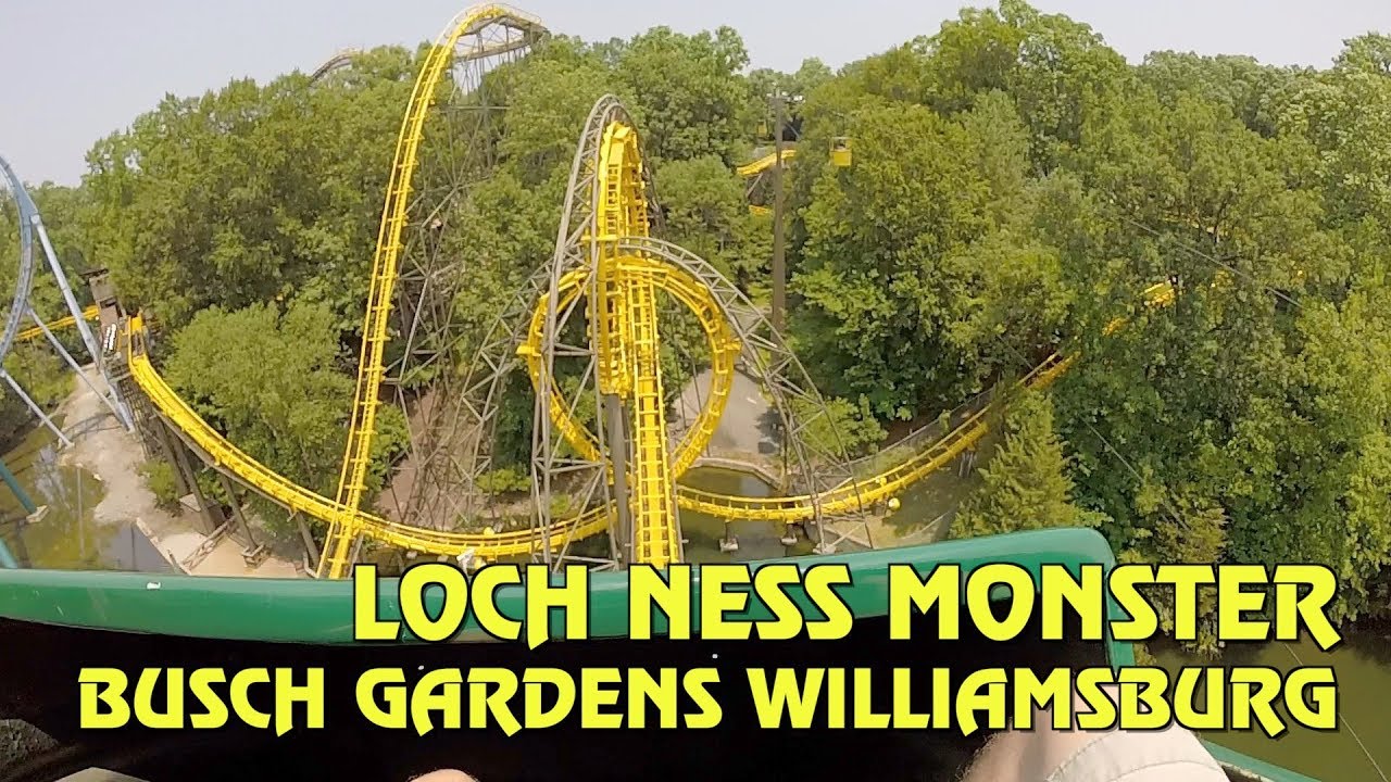 Loch Ness Monster Roller Coaster POV at Busch Gardens Williamsburg