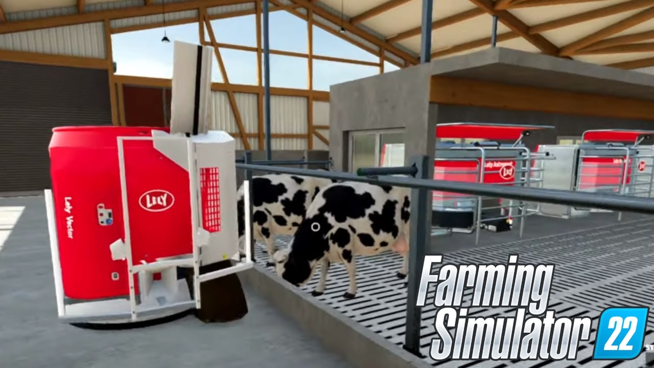 FARMING SIMULATOR 22 ELM CREEK #134 - RECINTO DELLE MUCCHE AUTOMATIZZATO - GAMEPLAY ITA
