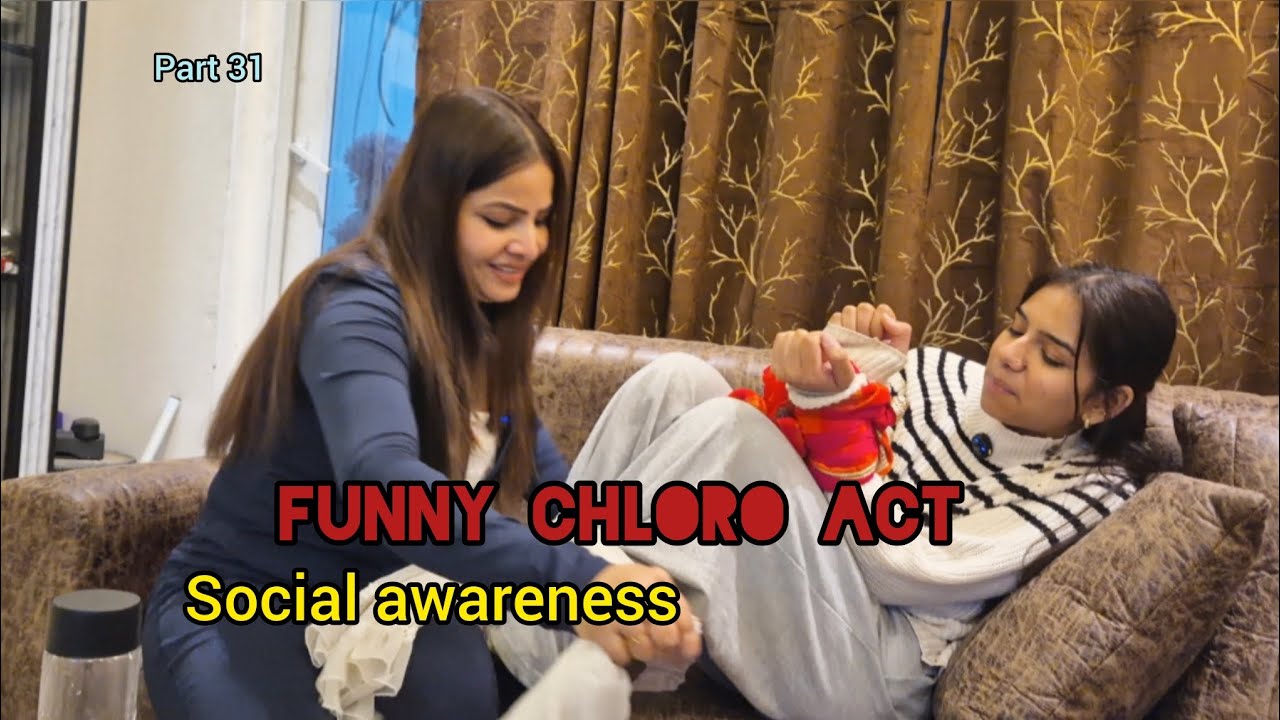 Funny chloro act video ‼️😱 | hogtie challenge | ft billu ki family ‼️