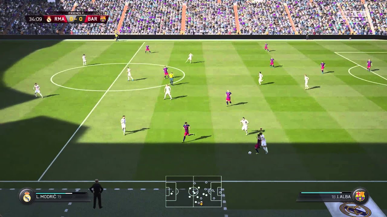 FIFA 16 Demo PC Gameplay - Real Madrid VS Barcelona [1080P60FPS]