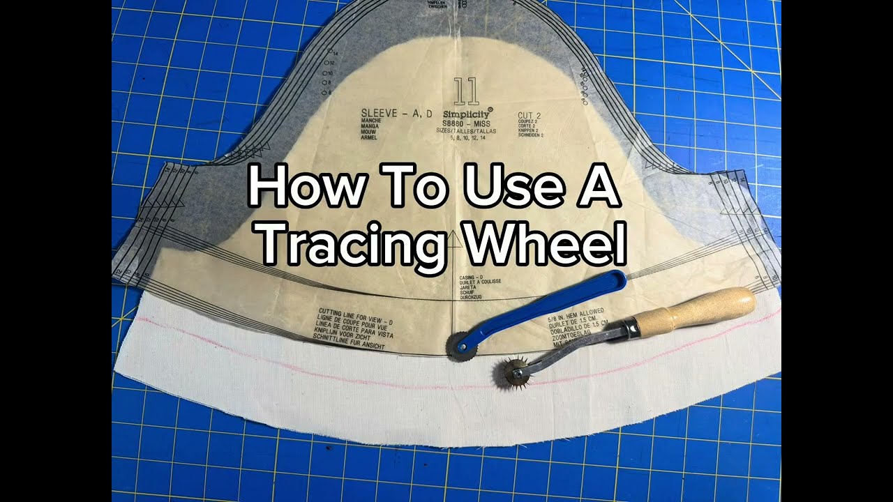 Marking With A Tracing Wheel #sewingtips 