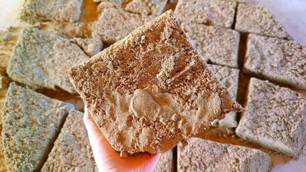 👉 New Golden Gritty Texture Slabs Super Soft Crunchy Dry Floor Crumbling Relaxing💆 Sounds❣️