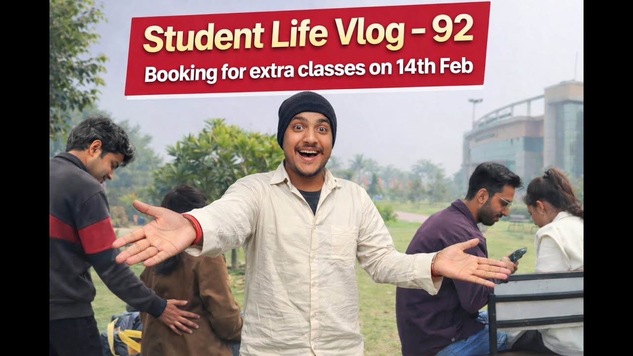14 Feb 😅 Extra Classes Ki Booking | Student Life Vlog – 92
