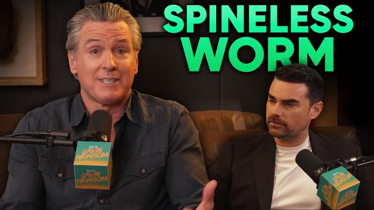 Gavin Newsom Bends Over for Ben Shapiro