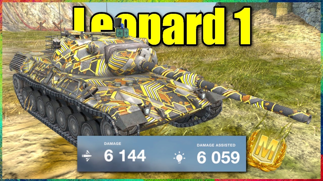 Leopard 1 - 6.000 DMG & 6.000 ASSIST za necelé 3 MINUTY ⏰ | WoT Blitz