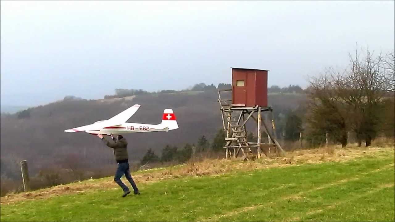 K8B-6000 Phoenix, maiden flight slope soaring