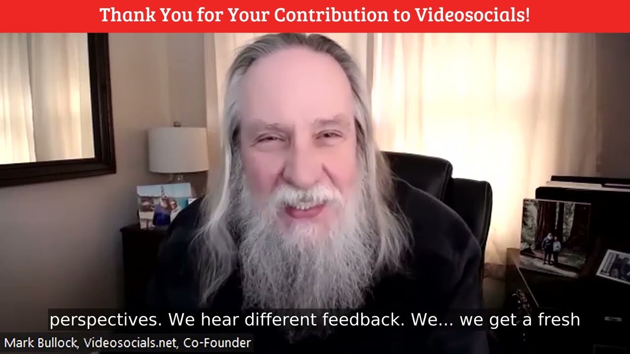 Thank You for Your Contribution to Videosocials!