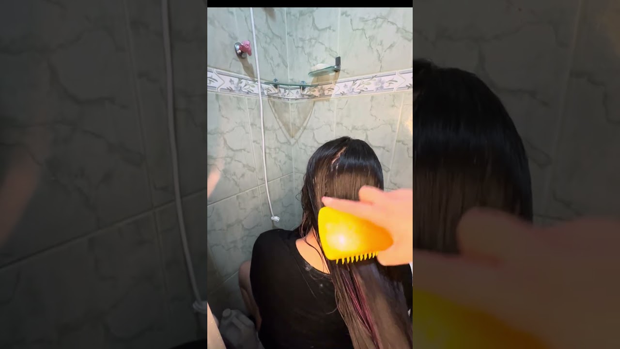 Tratando cabelo com @LorealProfessionnelBrasil elseve Glycolic #foryou #viral #cabelos #tratamento 