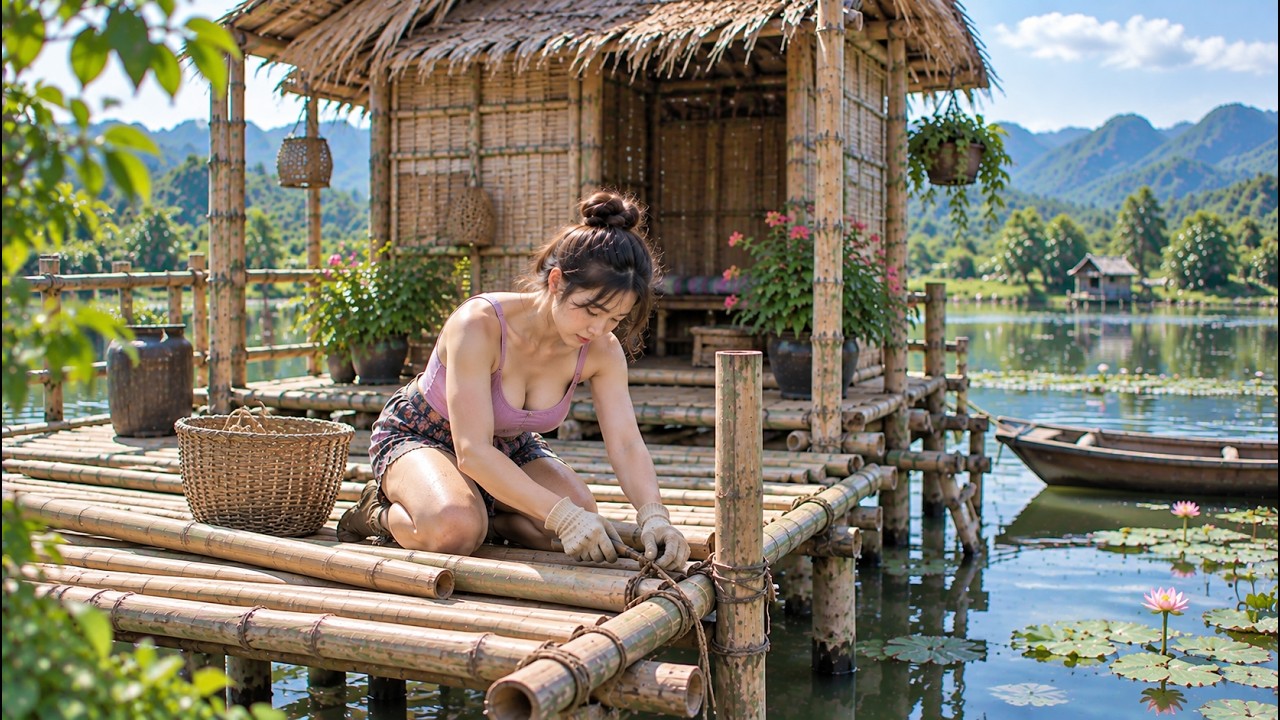She Left City Life Behind&mdash;15 Days Later, She Had Built an Amazing Lake House and Fish Farm