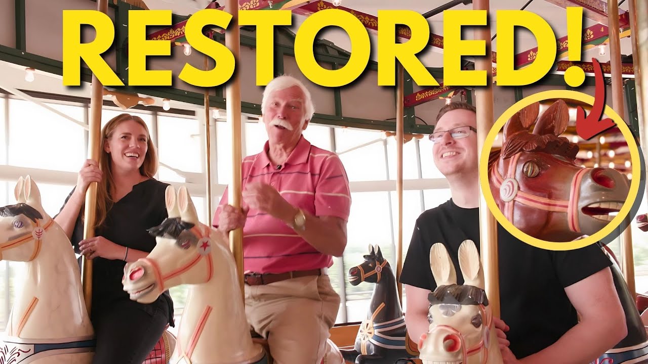 We Rode a Restored 1914 Herschell-Spillman Carousel!