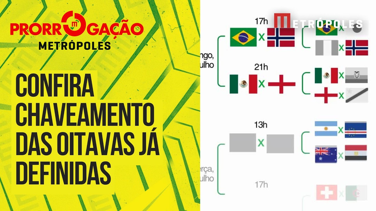 Confira os confrontos das oitavas de final da Copa j&aacute; definidas