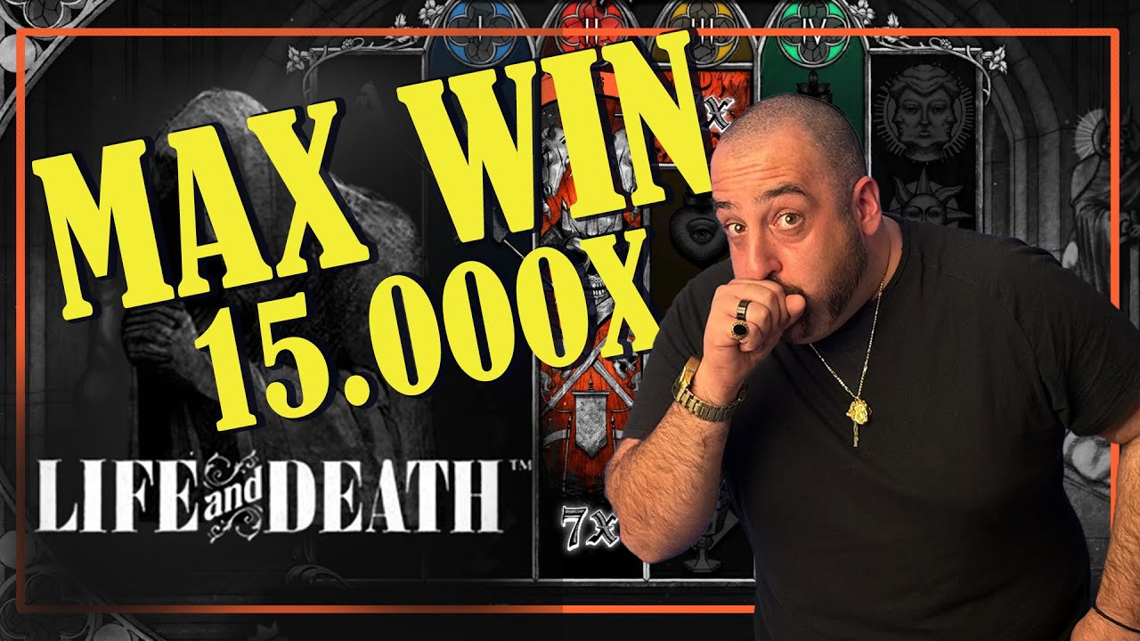 Max win: 15,000x!!! NEW SLOT by Hacksaw Gaming - Life and Death 💀