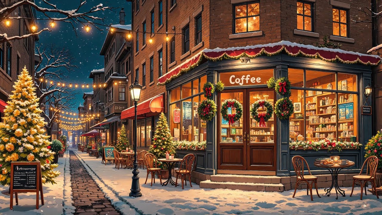 Warm Evening Caf&eacute; ☕ Chillhop Lofi Beats ❄️ Study & Work with Soft Winter Vibes [ Lofi Hiphop ]