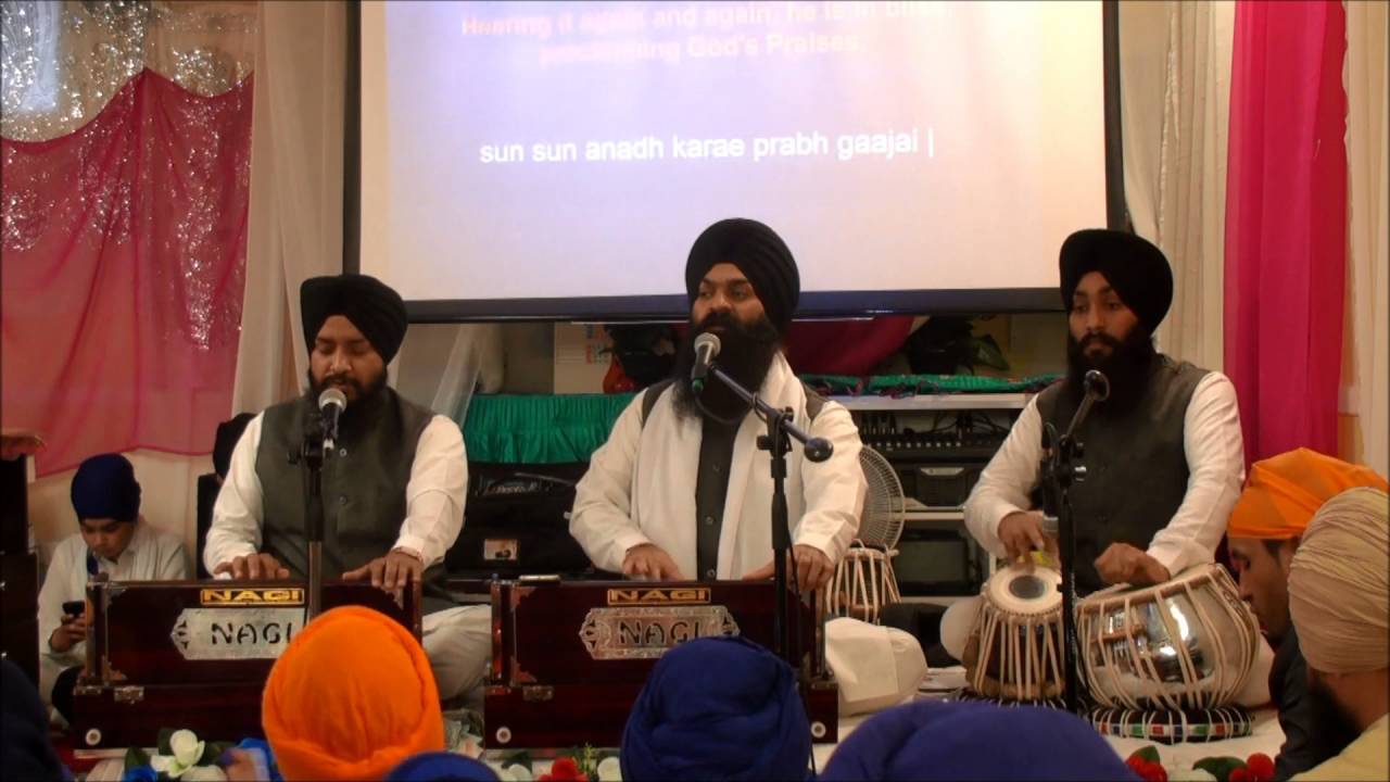 Bhai Gagandeep Singh (Ganga nagar Wale) - Sun Sun Anadh Kare Prabh Gaje - 29/04/2016