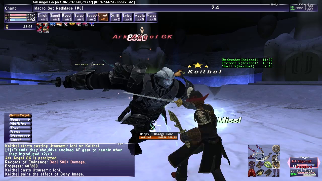 FFXI in 2020- RedMage Solo Ark Angel GK
