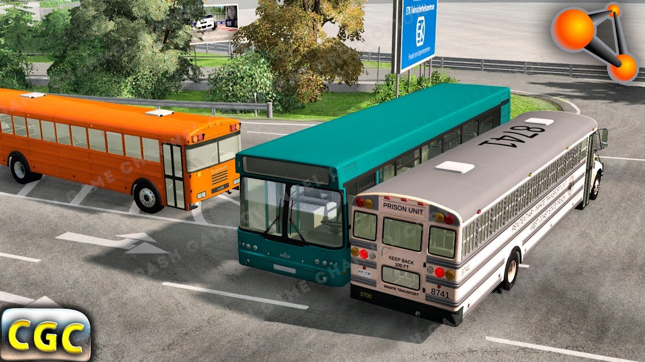 BUS Annihilation crash tests BeamNG Drive