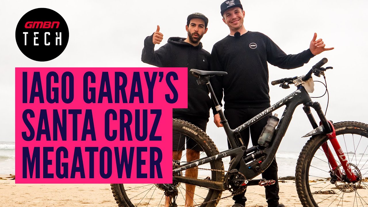 Iago Garay's Santa Cruz Megatower | GMBN Tech Pro Bike Check