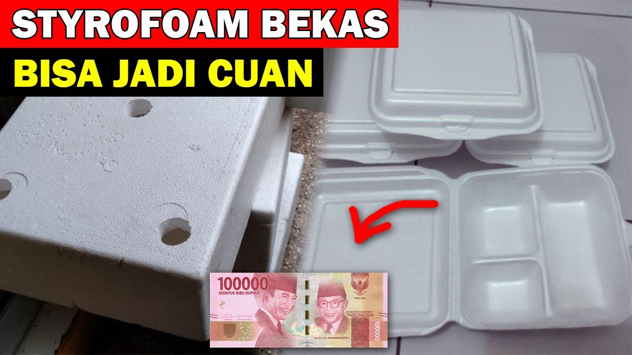 PASTI SEMUA BARU TAU!! MANFAAT STYROFOAM BEKAS