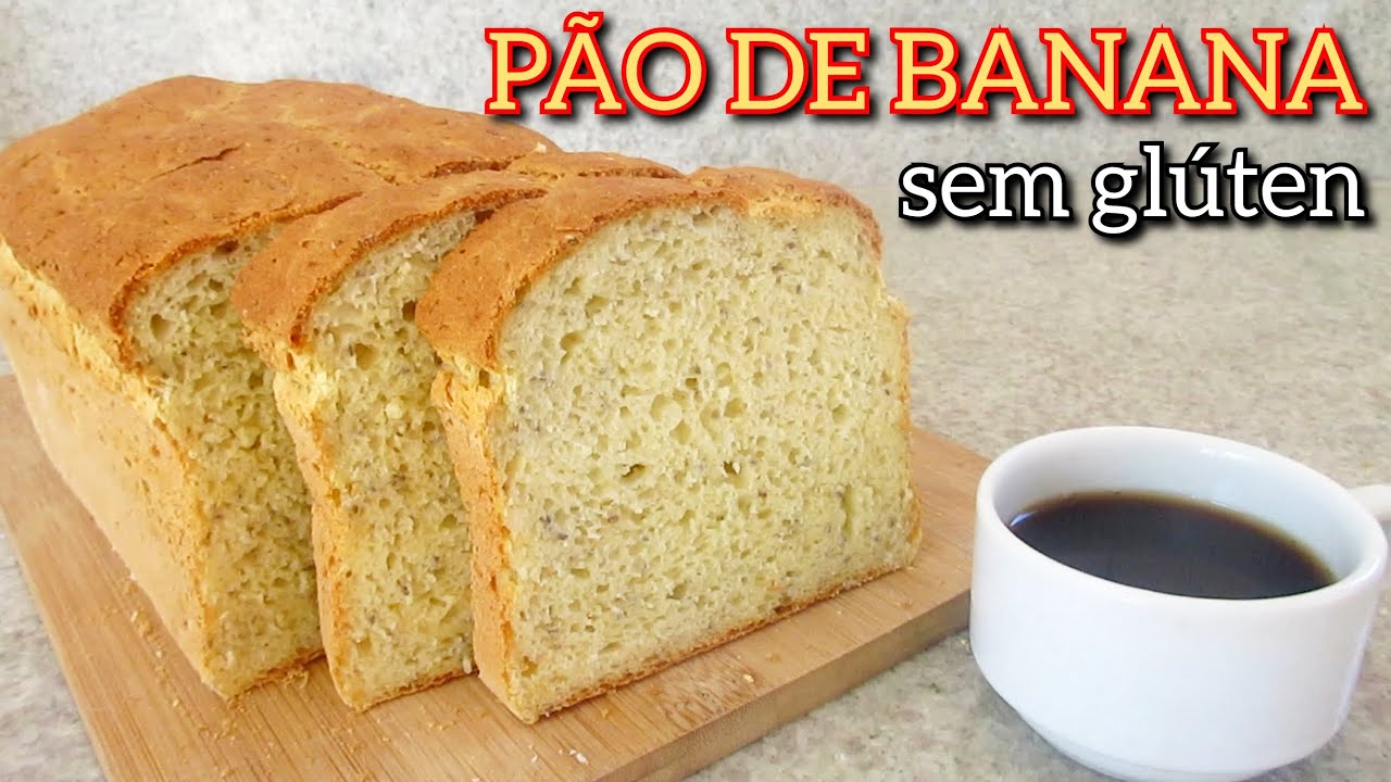 PÃO DE BANANA SEM GLÚTEN SEM LACTOSE | FAÇA E VENDA GANHE DINHEIRO VENDENDO PÃES SEM GLÚTEN