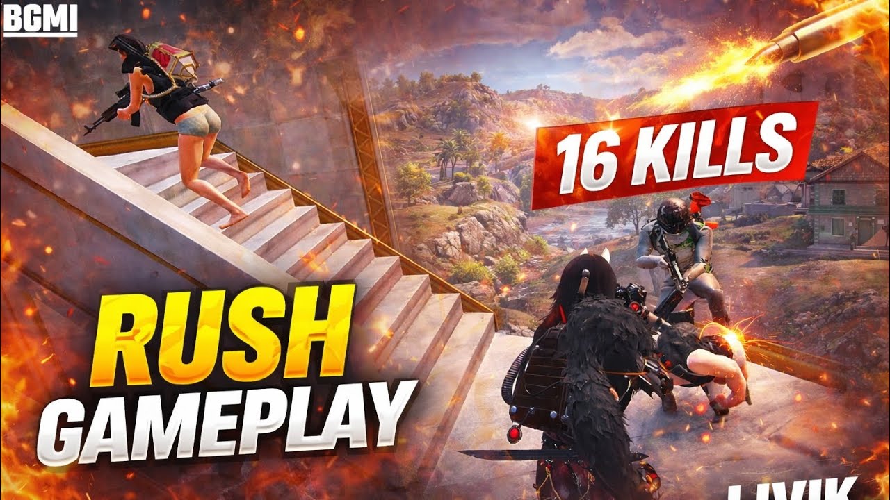 🔥 BGMI RUSH GAMEPLAY | Full Action & Pro Clutch Moments @vraxxplazzyt #bgmi #gaming#viral 