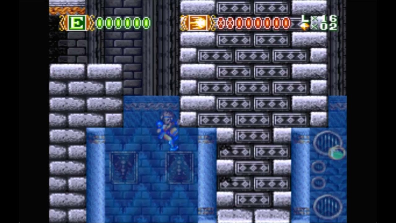 Super Nintendo Snes 16 bit Sky Blazer Stage 8 Прохождение