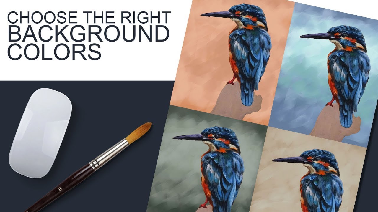 Choose the Right Background Color for Your Paintings - Experiment to Find What Works