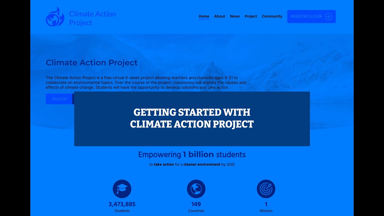 Getting started with the Climate Action Project platform