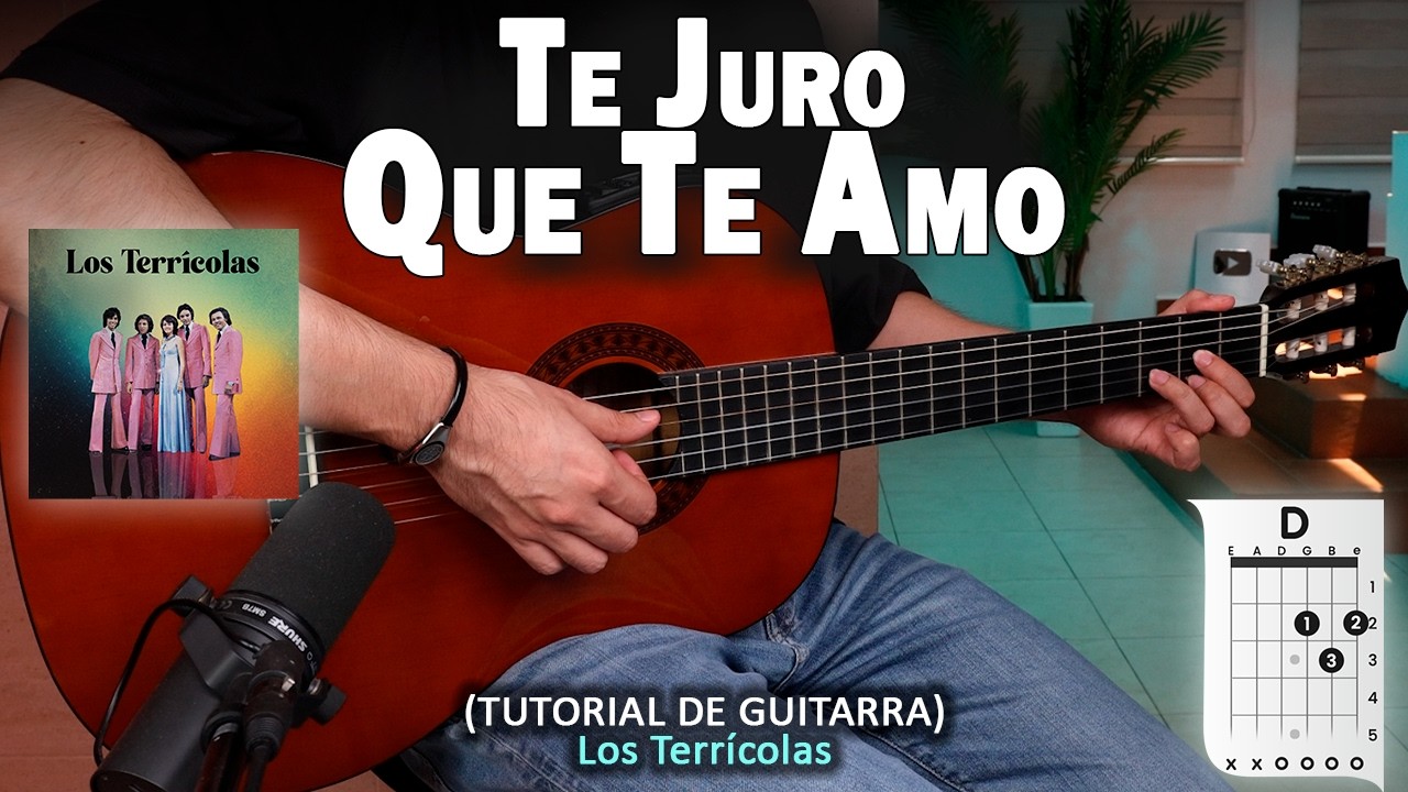 TE JURO QUE TE AMO - Los Terrícolas - Tutorial de GUITARRA | CHORDS