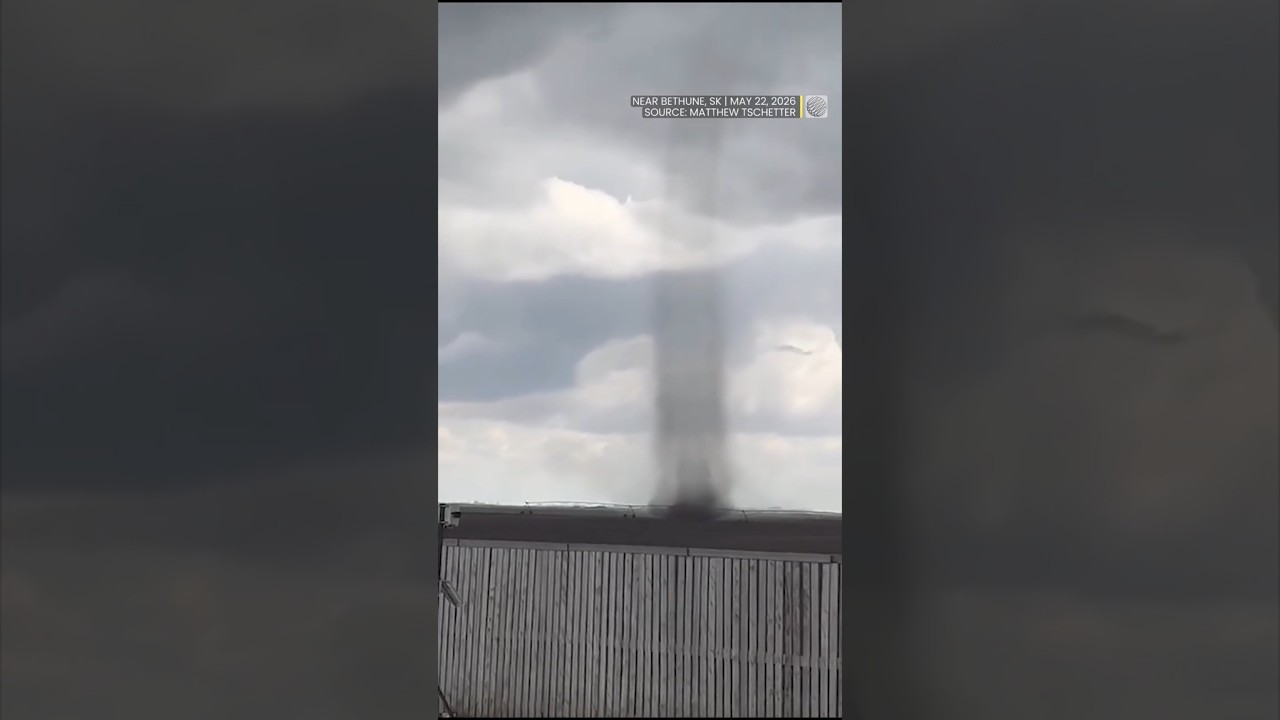 See first tornado to hit Saskatchewan in 2026 | #twister