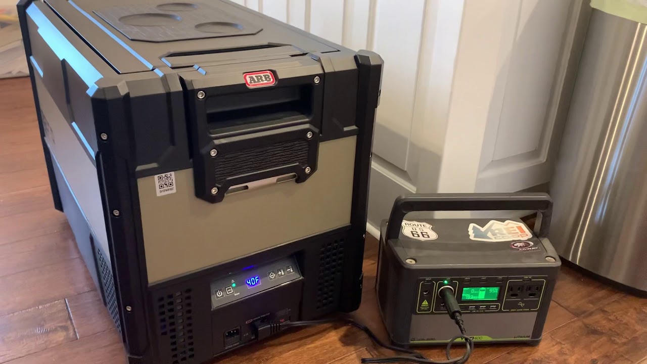 Running an ARB ZERO 47QT on a Goal Zero Yeti 400 Lithium