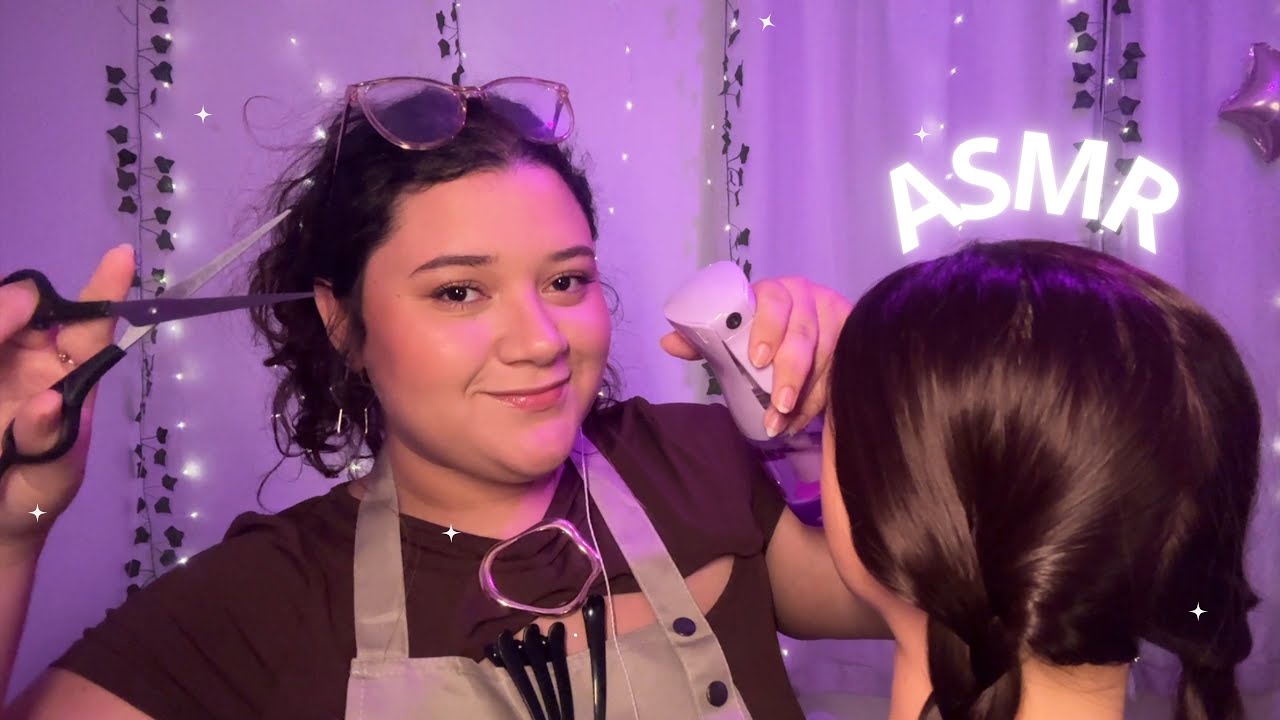 ASMR | Cabeleireira FOFOQUEIRA corta SEU cabelo! 💇🏻‍♀️(corte realista, fofoca e cabelo) - Nartx ASMR