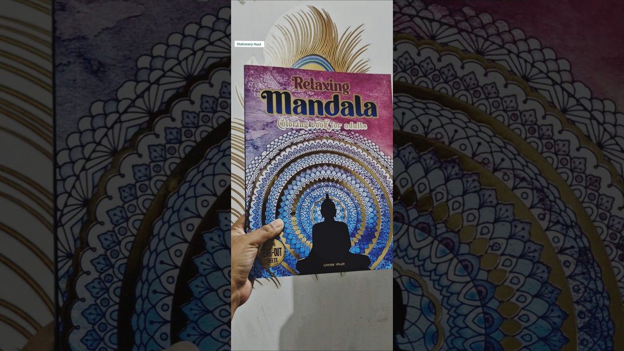 Best Mandala colouring book for adults  #shorts #art #mandala
