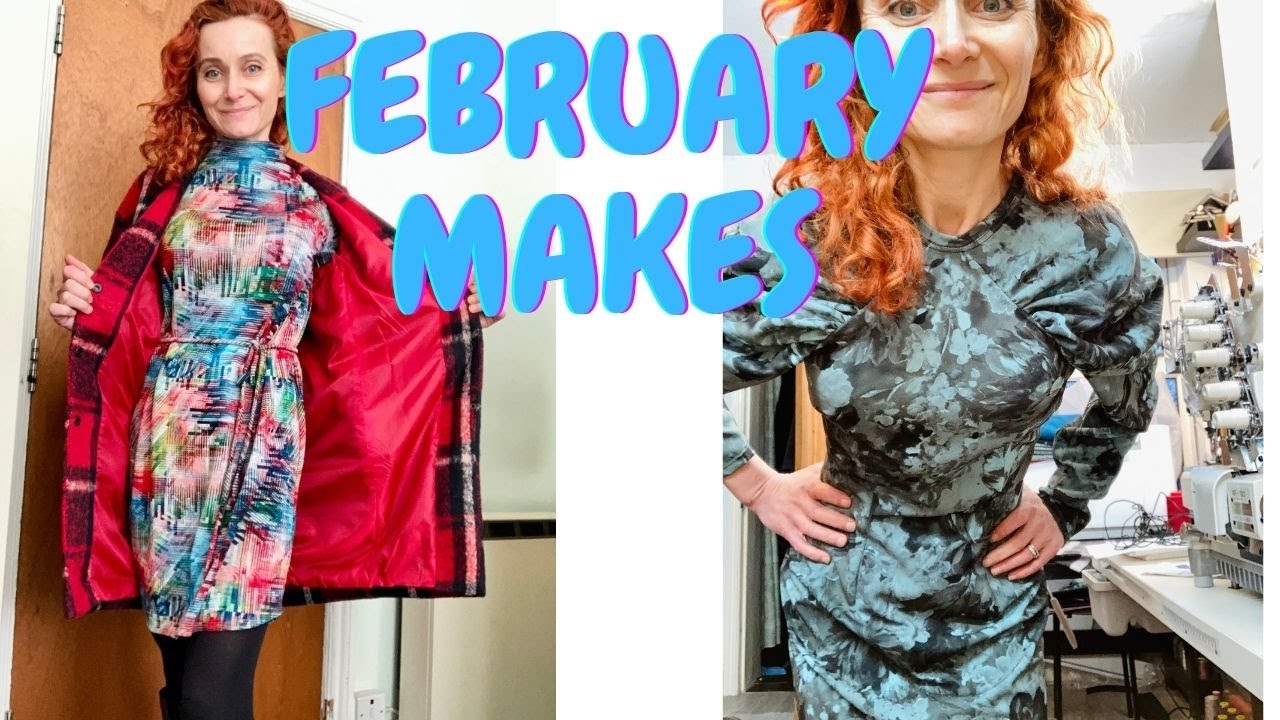 February Makes - Sewing Vlog with The Last Winter Coat (and me being accidentally trendy)