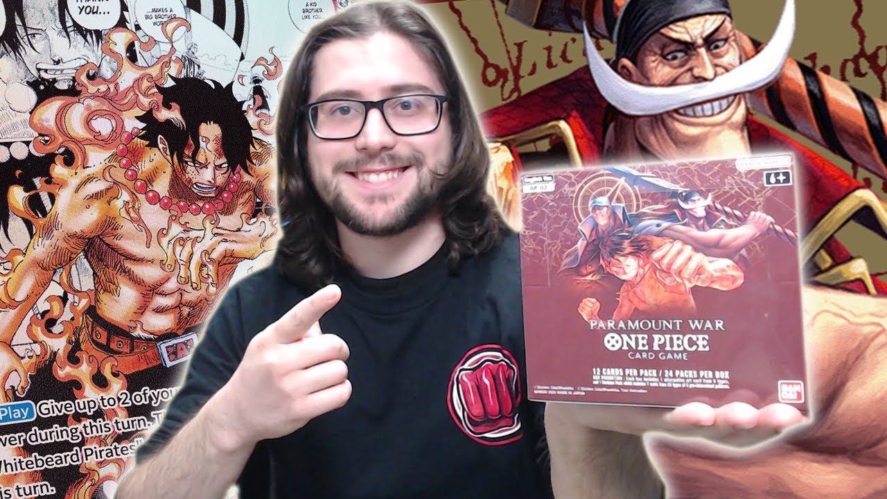 PARAMOUNT WAR - ONE PIECE CARD GAME - OP02 - UNBOXING
