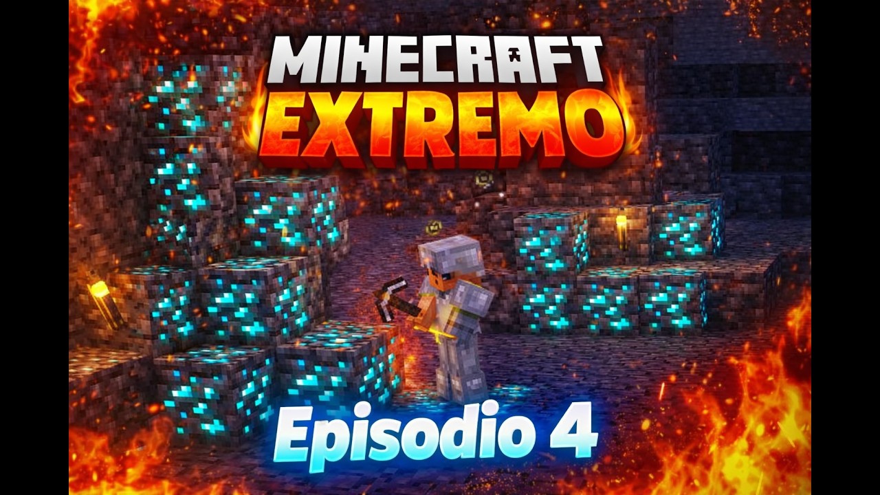 MINECRAFT EXTREMO MINA DE DIAMANTES EP4
