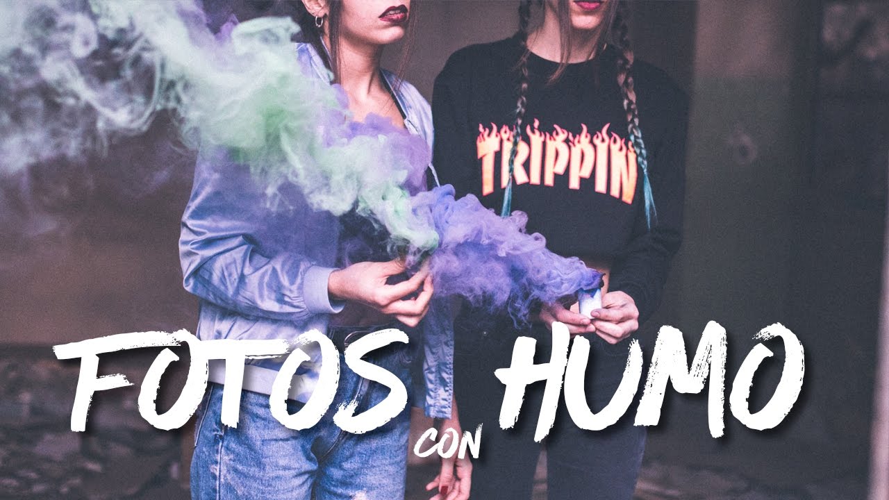 SESIÓN DE FOTOS CON BOMBAS DE HUMO