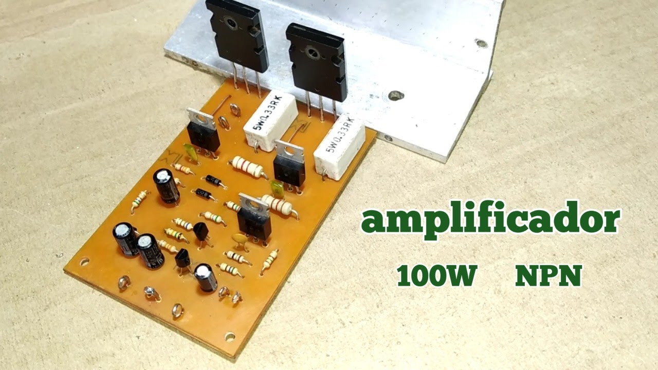 Amplificador Casero De 100 watts mono
