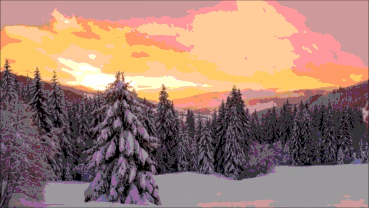 Winter evening (Original relaxing piano solo music)