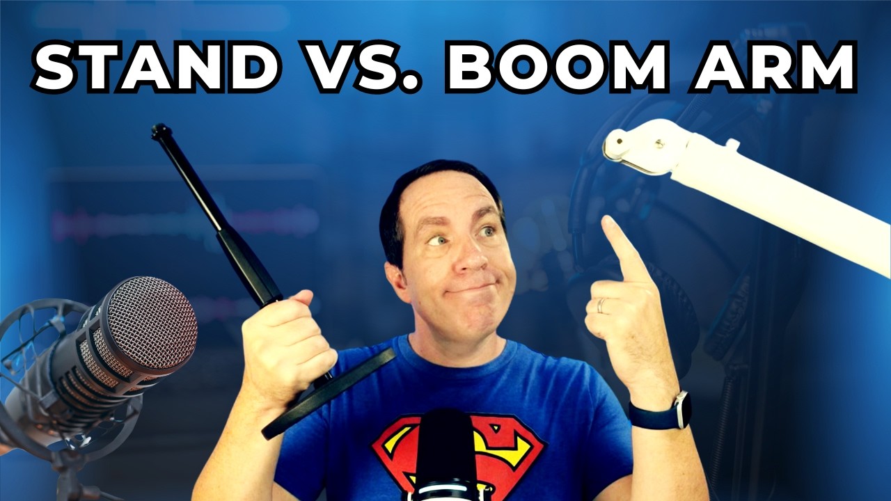 Microphone Stand vs  Microphone Boom Arm (Best For Home Setup!)