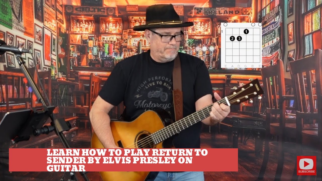 How to play Return To Sender by Elvis Presley on Guitar  Part 1 (easy guitar lesson)