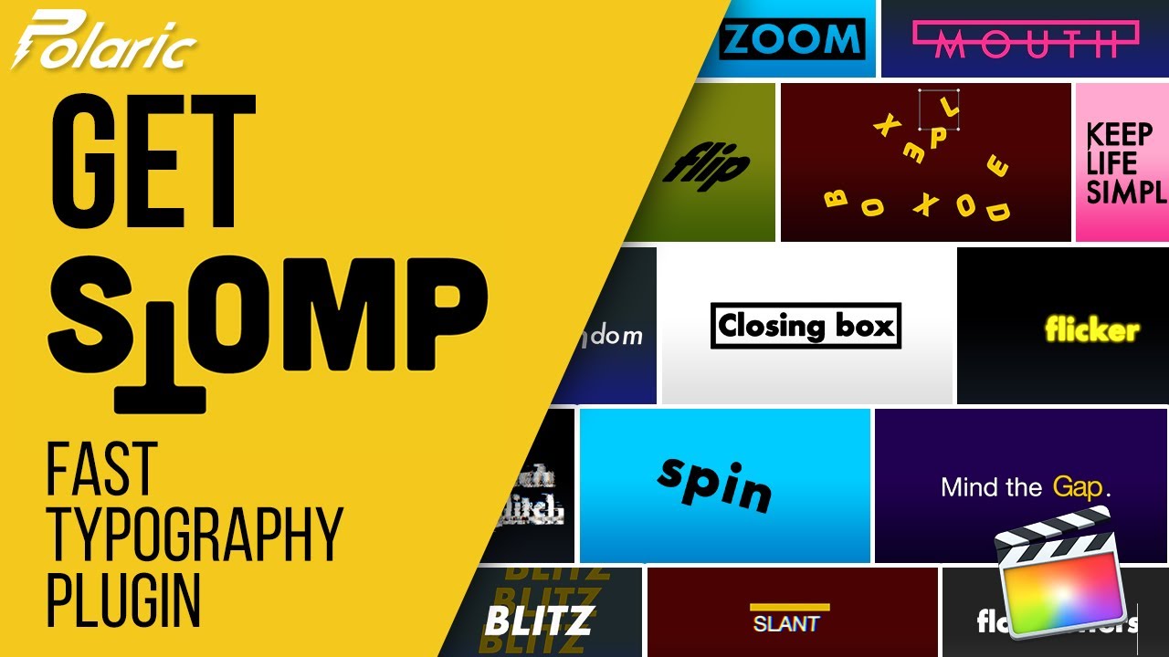 GetSTOMP - Fast Typography Plugin FCPX