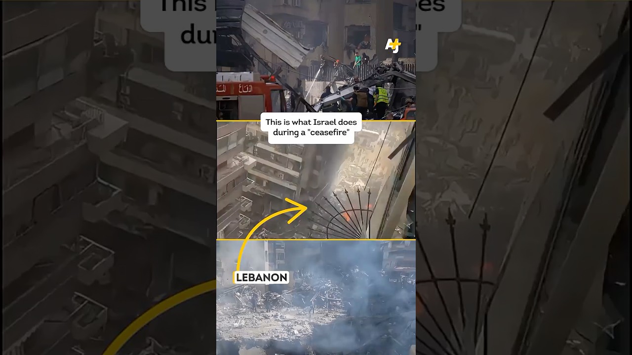 100 Israeli Airstrikes on Lebanon in 10 Minutes